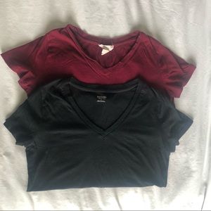 V neck basics bundle
